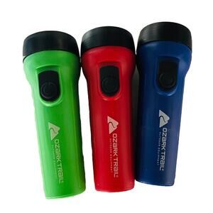 Ozark Trail Flashlights 3 Pk Bundle Set Outdoor Equipment Incandesce New